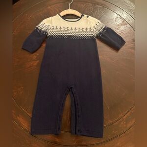 Janie and Jack Sweater Romper